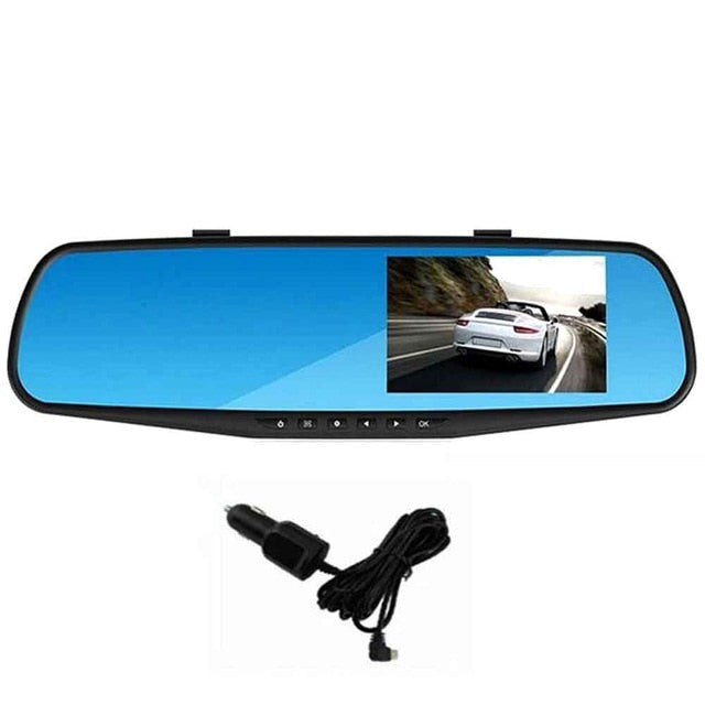 Retrovisor DualCam com Câmera de Ré e Visor